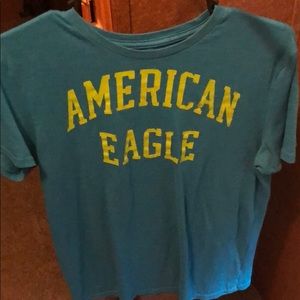 American Eagle shirt some fading on letters
